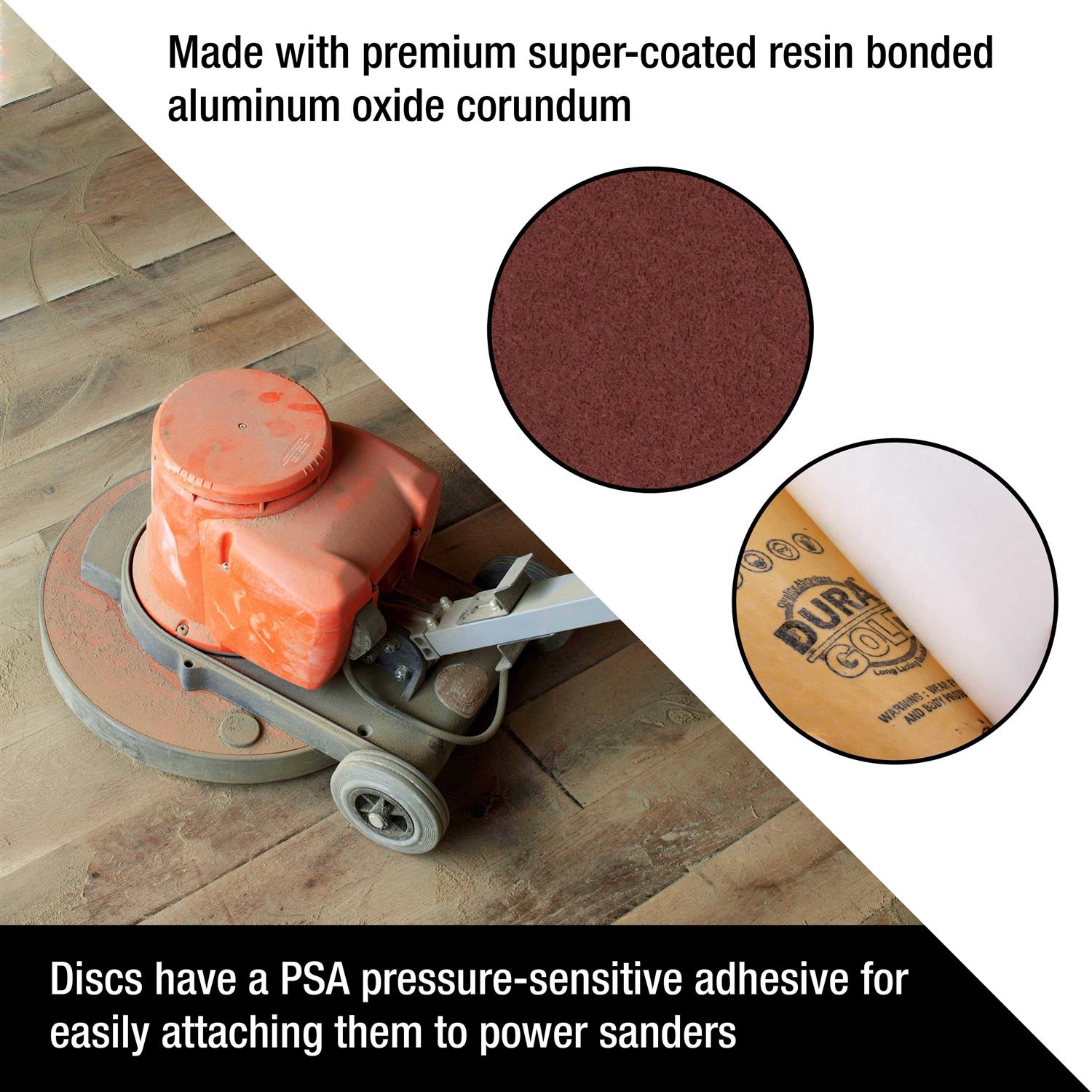 Dura-gold Premium PSA Sanding Discs Grit Sandpaper Discs with Self Adhesive - Cheap Fitting