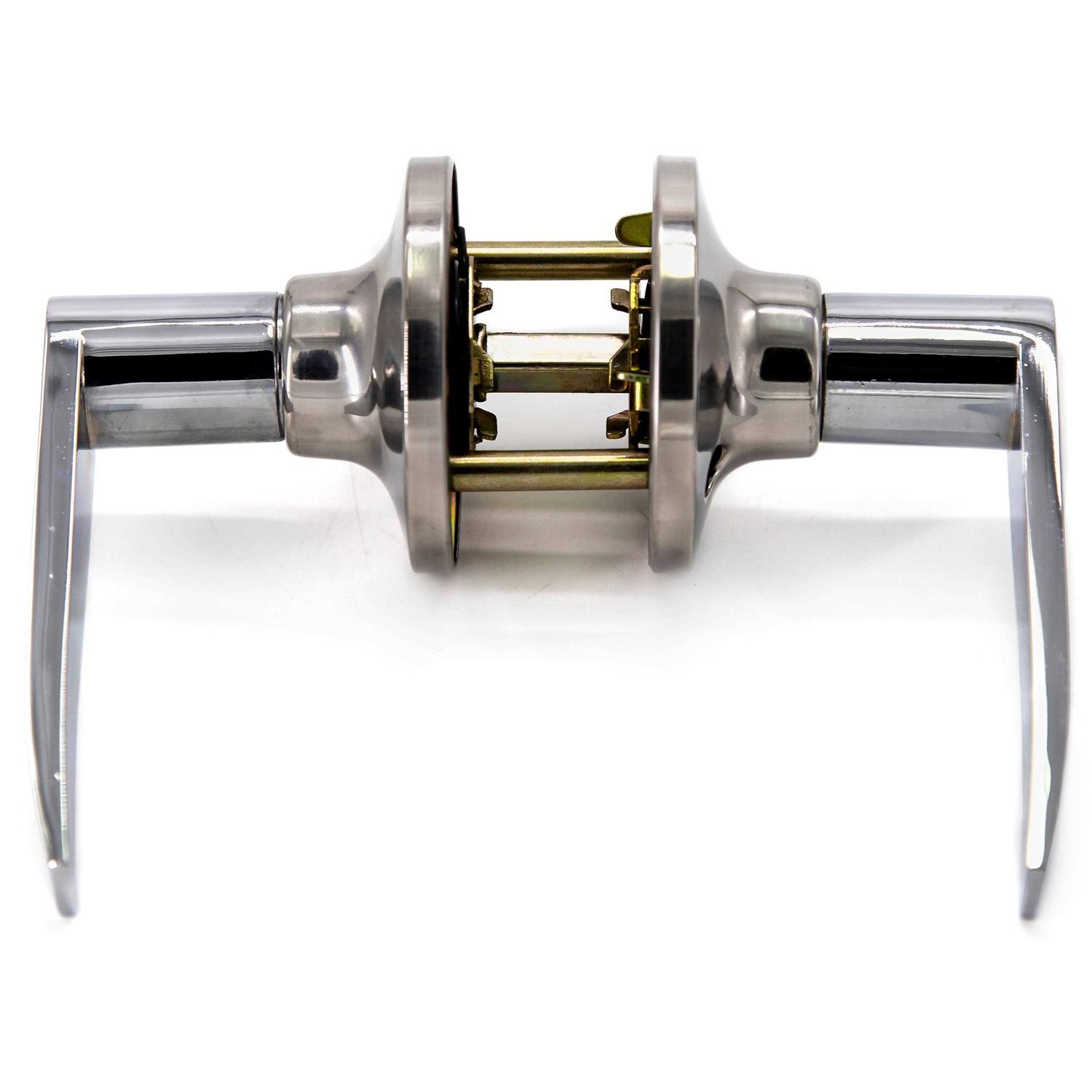 Door Lever Handle and Lock Set Lara Passage by Villar Home Designs - Cheap Fitting