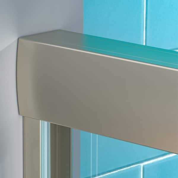 ES-DIY 70 in. H Sliding Framed Shower Door 1/4 in. Clear Glass - Cheap Fitting