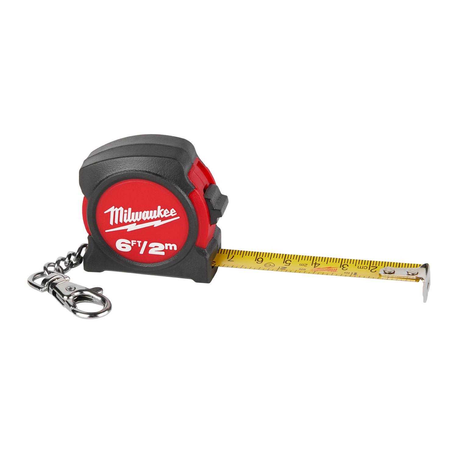 Milwaukee 48-22-5506 6ft Keychain Tape Measure - Cheap Fitting