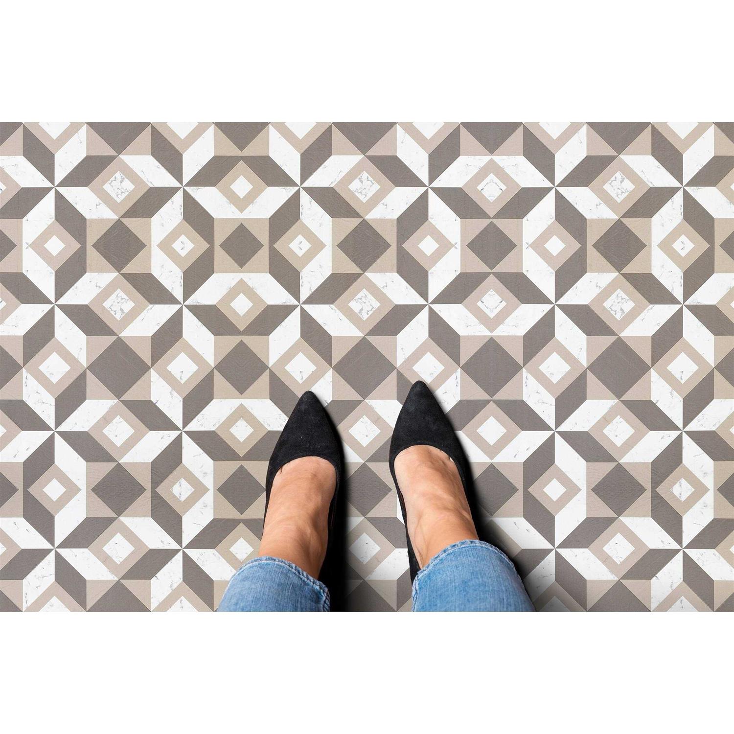 Achim Retro Self Adhesive Vinyl Floor Tile 12 x 12 - Cheap Fitting