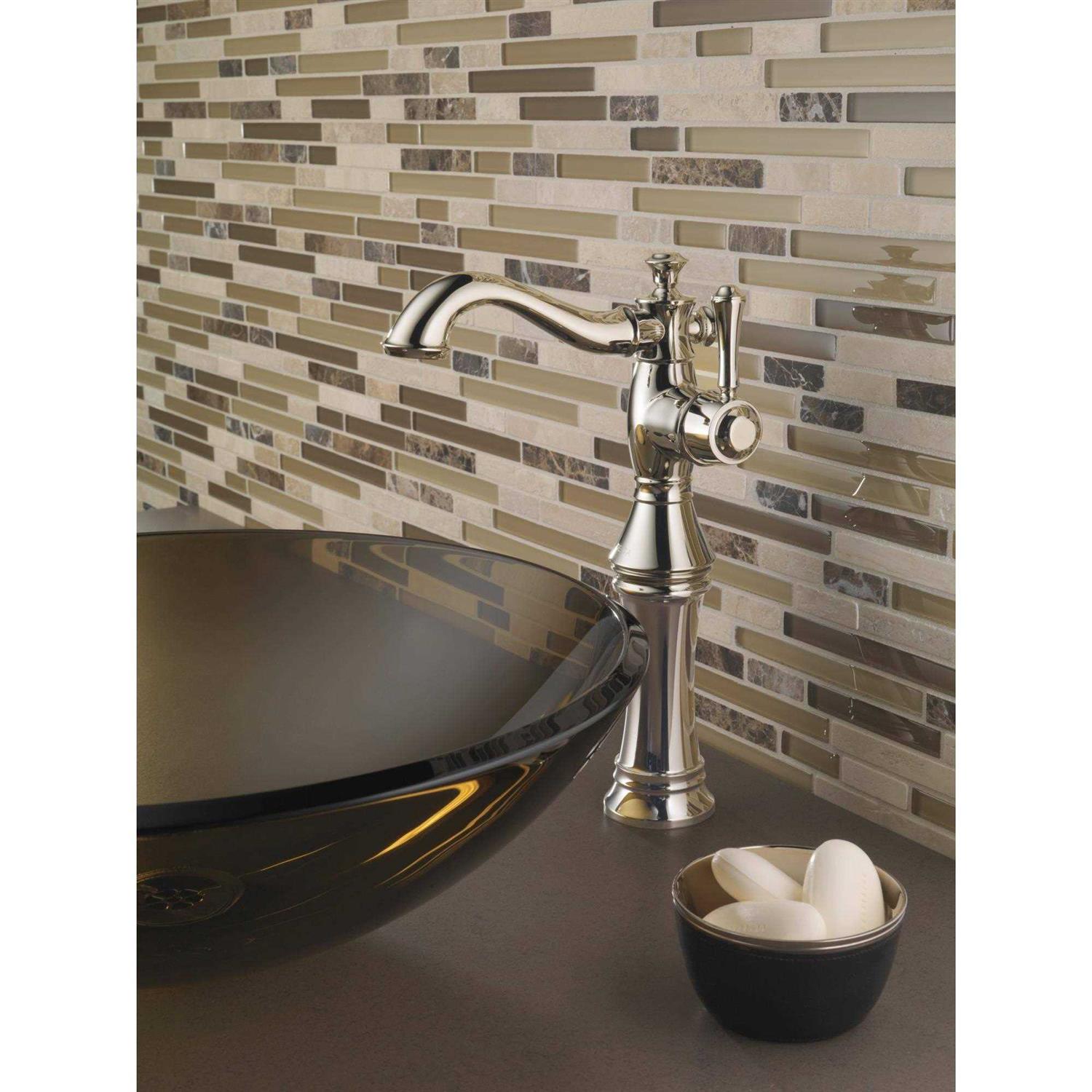 Delta Cassidy Single Handle Vessel Bathroom Faucet - Cheap Fitting