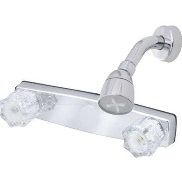 American Brass J59 RV Metal Shower Valve With Crystal Handles And Shower Head - Cheap Fitting