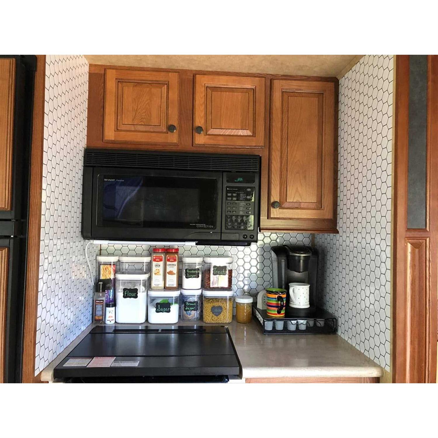 12 x 12 Vinyl Peel & Stick Mosaic Tile Crystiles - Cheap Fitting