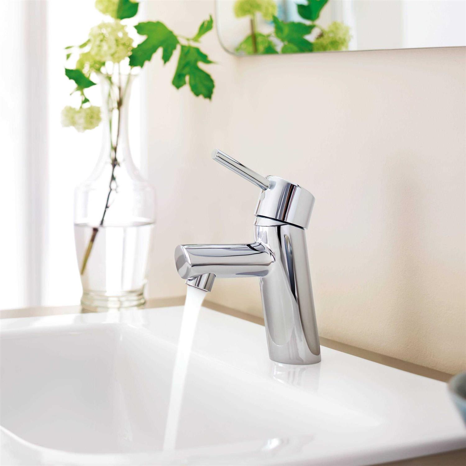 Grohe 3427000A Concetto S-Size Single-Handle Single-Hole Bathroom Faucet - Cheap Fitting