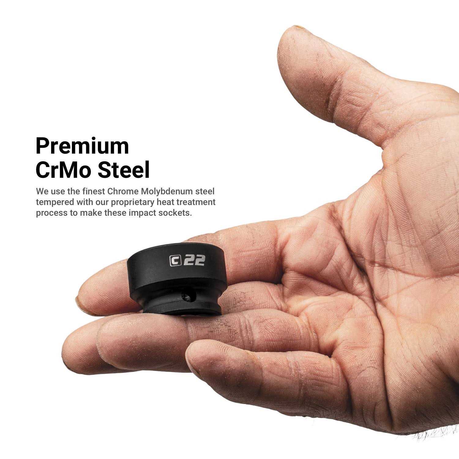 Capri Tools 3/8 in. Drive Stubby Impact Socket Set CP53425 - Cheap Fitting