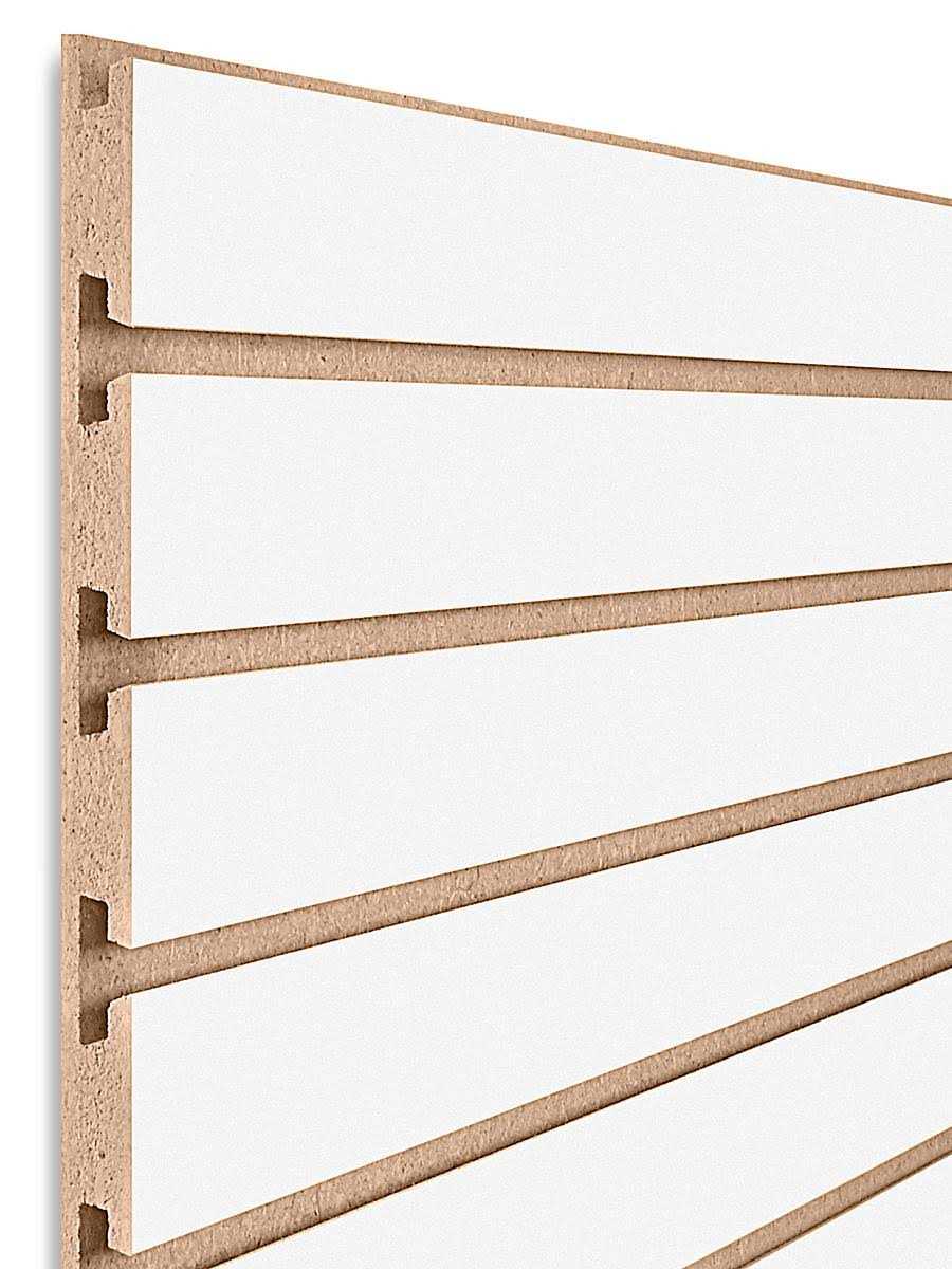 Anchor Core Slatwall Panels 4 x 8′ Melamine - Cheap Fitting