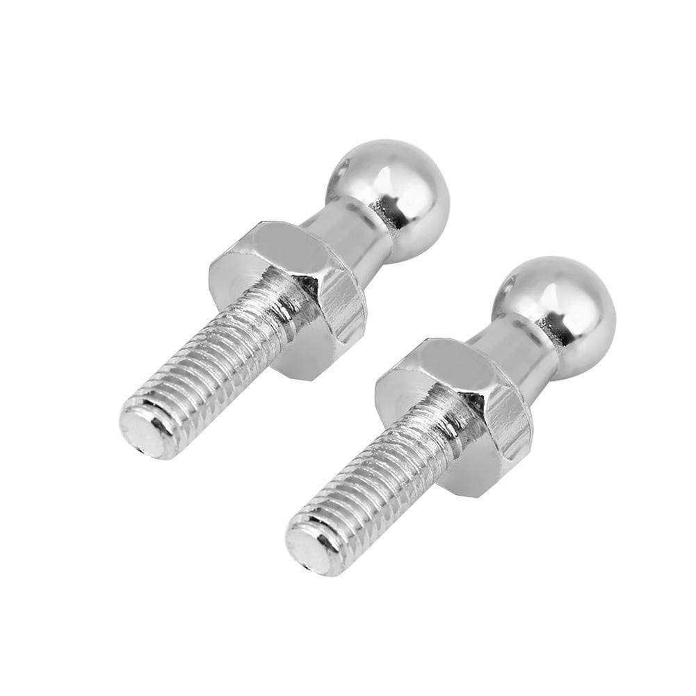 SAUTOP Ball Stud Bolt 2Pcs 10mm M6 Pin Bolt End Fittings Thread Scraw for Gas Struts Ball Ended Bonnet - Cheap Fitting