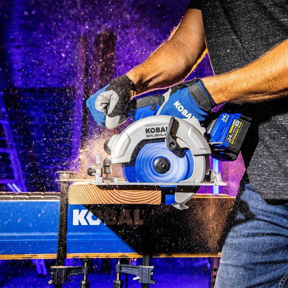 Kobalt 24-volt Max 6-1/2-in Cordless Circular Saw Kcs 124b-03 - Cheap Fitting