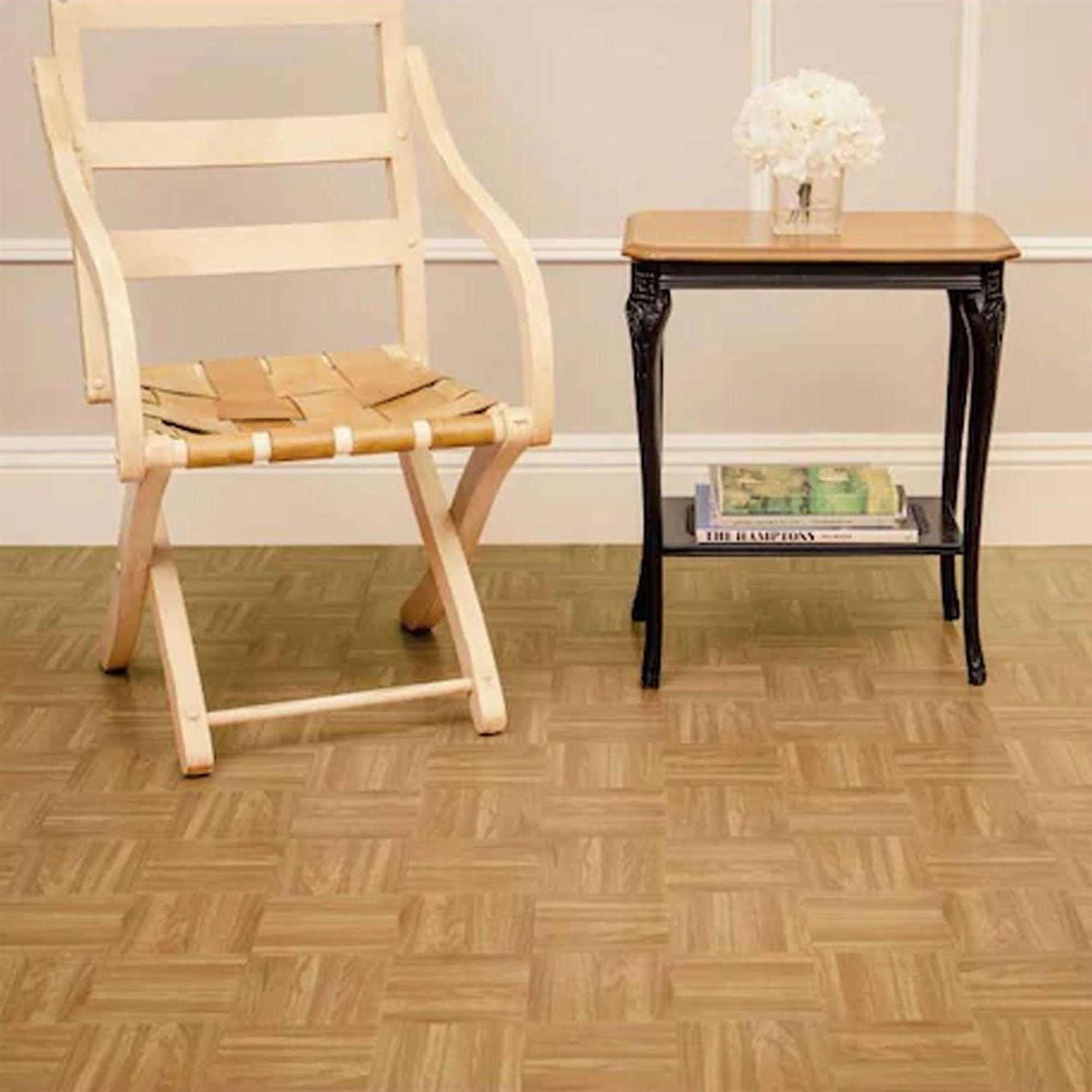 Achim Nexus Oak Parquet 12×12 Self Adhesive Vinyl Floor Tile - Cheap Fitting
