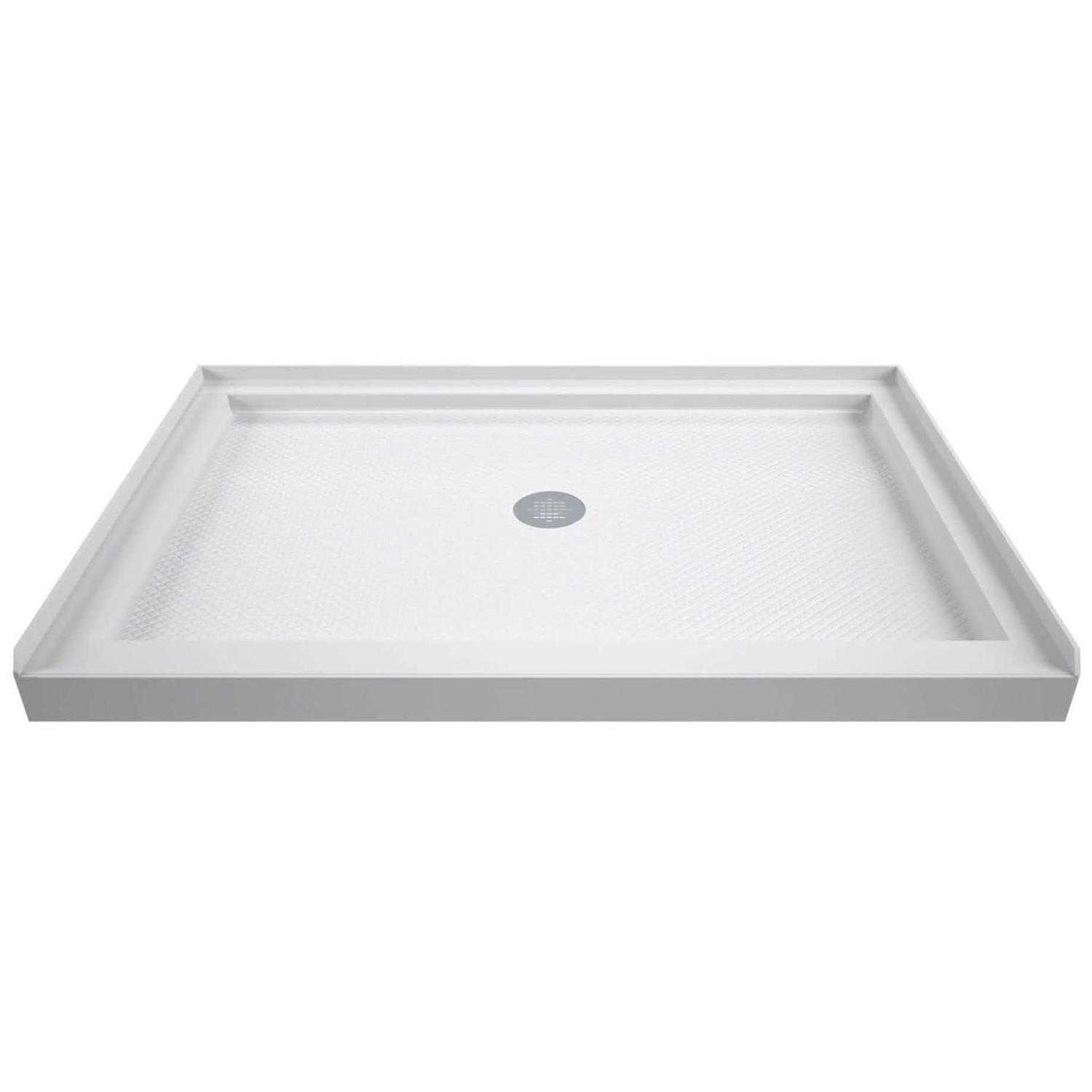 DreamLine SlimLine 48 34 Single Threshold Center Drain Shower Base DLT-1134480 - Cheap Fitting