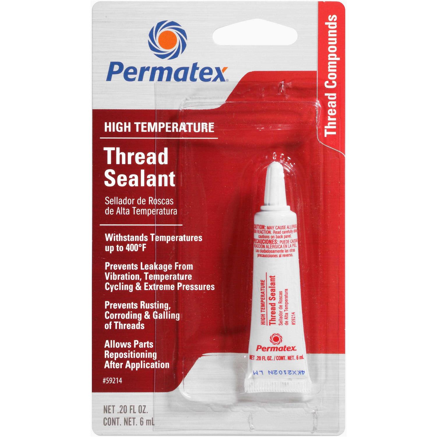 Permatex 59214 High Temperature Thread Sealant - Cheap Fitting