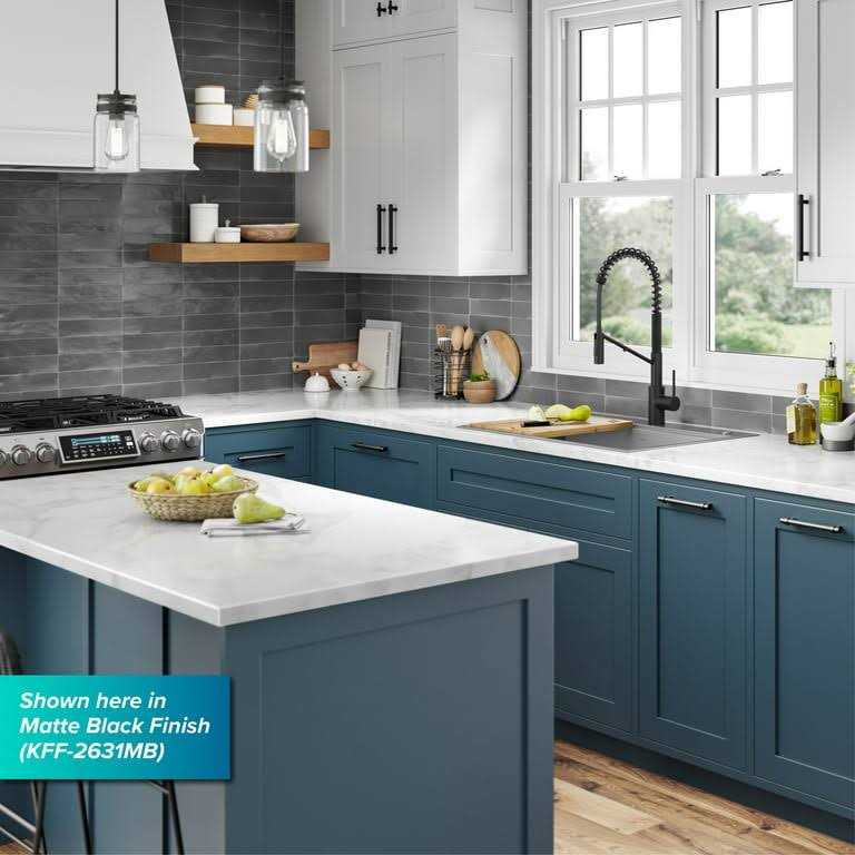 Kraus Oletto 2-in-1 Commercial Style Pull-Down Single Handle Water Filter Kitchen Faucet KFF-2631 - Cheap Fitting