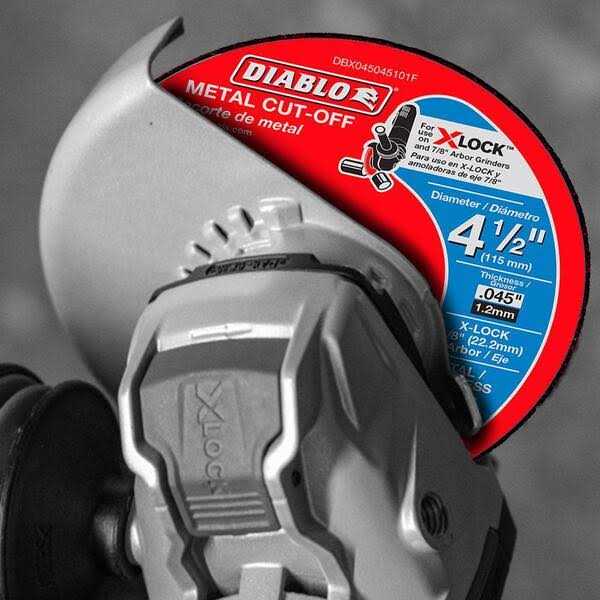Diablo Thin Kerf Metal Cut-Off Disc for X-Lock DBX045045101F - Cheap Fitting