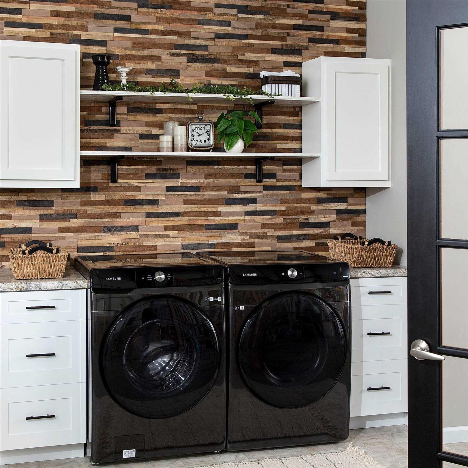 Rustic Grove 25.5in x 6in Wood Panel - Cheap Fitting