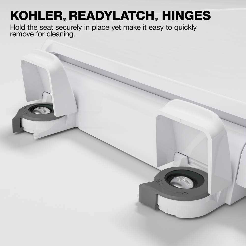 Kohler Cachet Nightlight ReadyLatch Quiet-Close Round-Front Toilet Seat K-75758 - Cheap Fitting