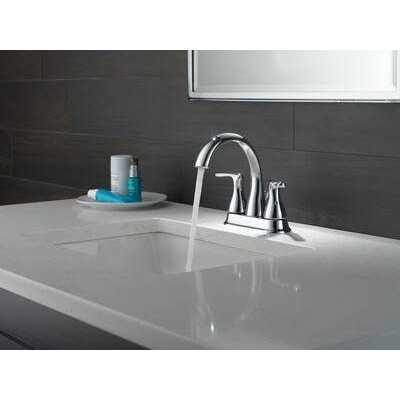Delta Foundations 2-Handle 4-in Centerset WaterSense Bathroom Sink Faucet with Drain - Cheap Fitting