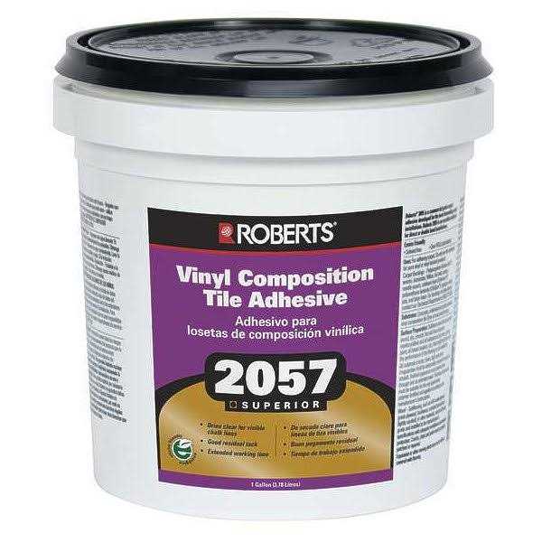 Roberts 2057-1 Vinyl Composition Tile Adhesive,1 gal - Cheap Fitting