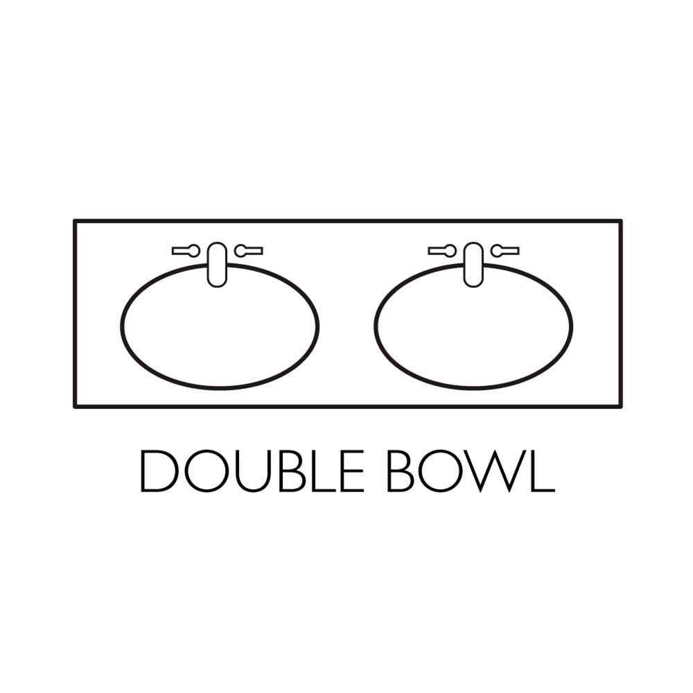 Design House Cultured Marble Vanity Top - Cheap Fitting