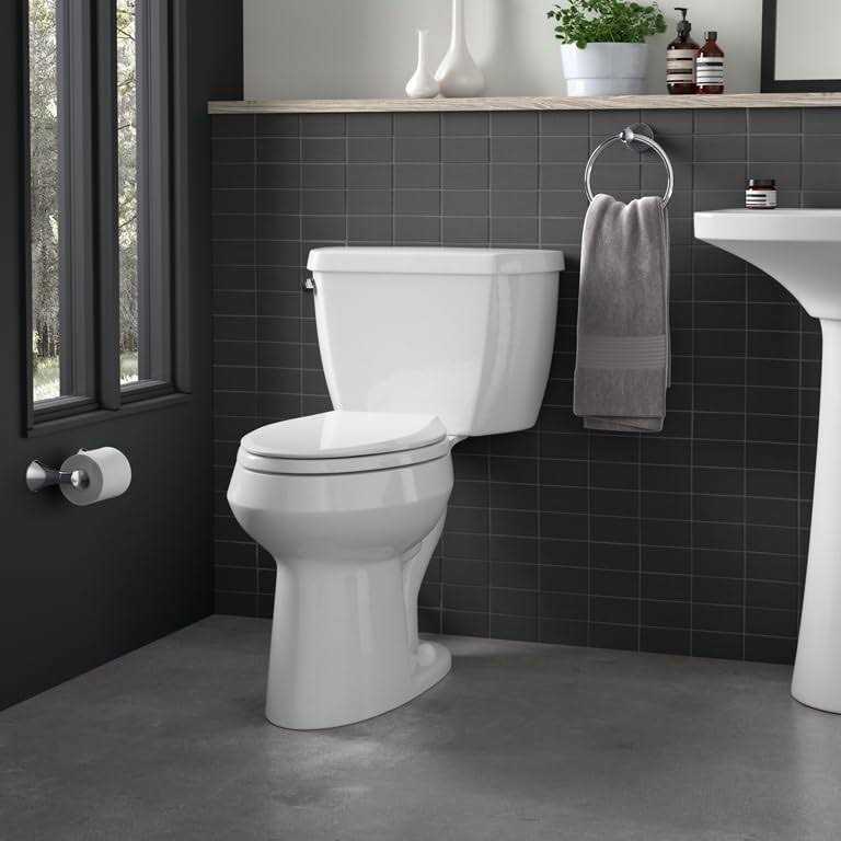 KOHLER Cachet ReadyLatch Quiet-Close elongated Toilet Seat - Cheap Fitting