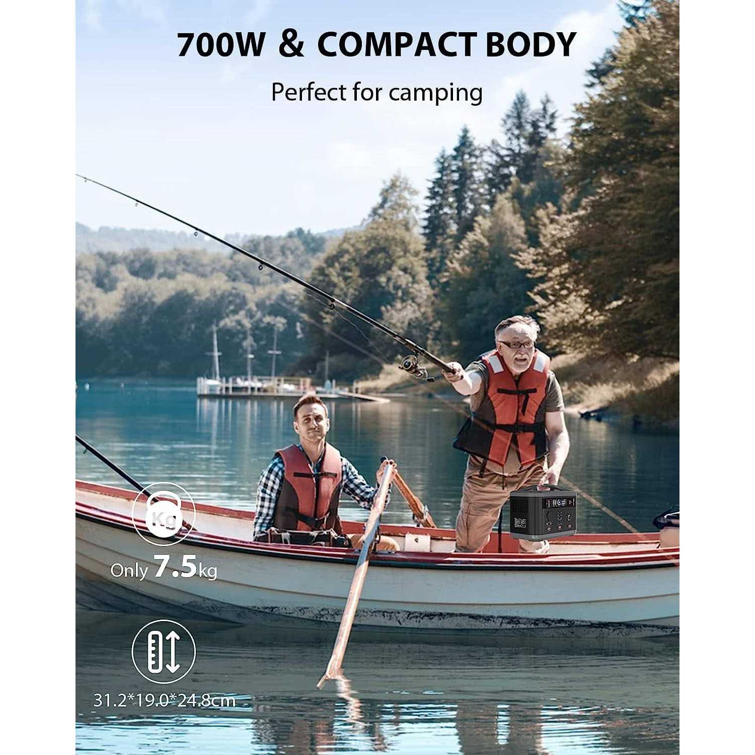 Blackview Oscal Portable Power Station PowerMax 700 666Wh Capacity - Cheap Fitting