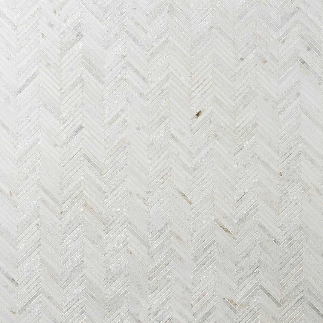 Ivy Hill Tile White 11.02 in. x 11.61 in. Polished Marble Floor and Wall Mosaic Tile - Cheap Fitting