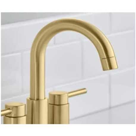 Glacier Bay Dorind 4 in. Centerset 2-Handle High-Arc Bathroom Faucet - Cheap Fitting