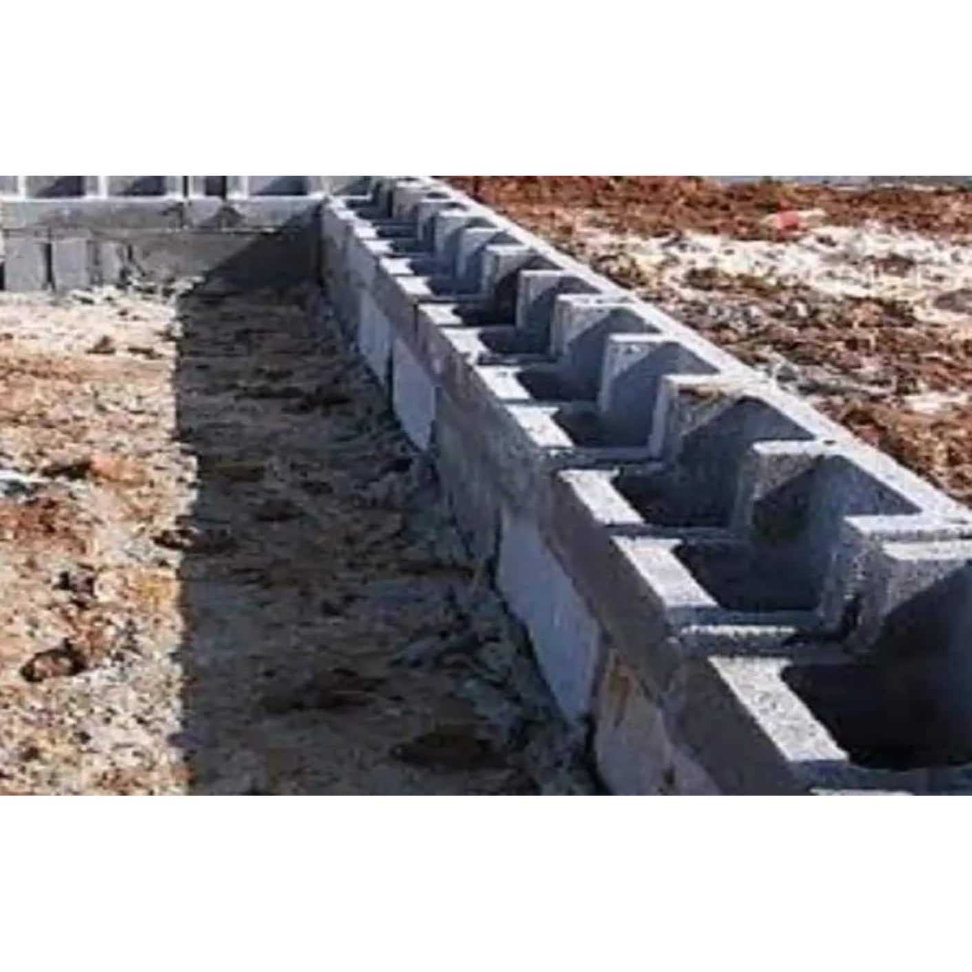 Midwest Products Group 16 in. x 8 in. x 8 in. Normal Weight Header Concrete Block MBH08RN57000 - Cheap Fitting
