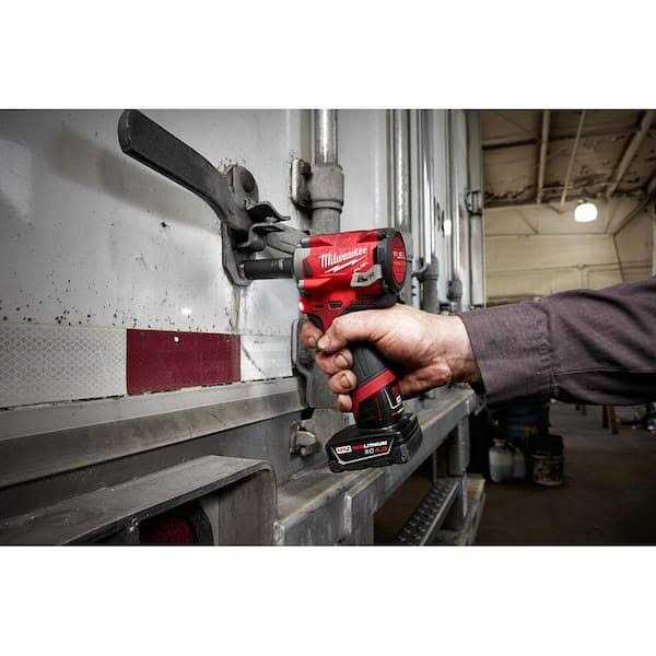 Milwaukee M12 FUEL 12V Lithium-Ion Brushless Cordless Stubby 3/8 in. Impact Wrench - Cheap Fitting