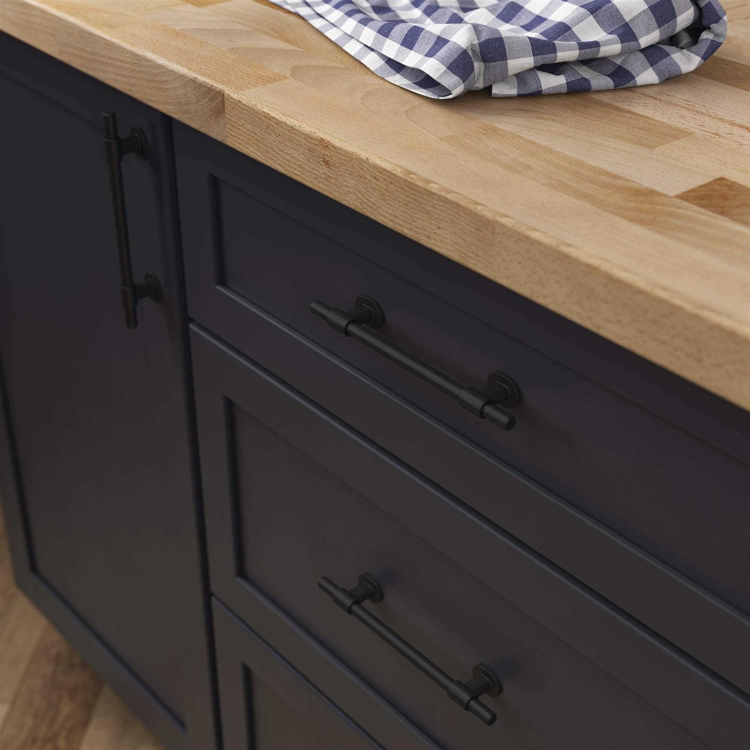 Franklin Brass Bar Adjustable Cabinet Pull, 1-3/8 to 6-5/16 (35-160mm), 5-Pack, Champagne Bronze P44365-CZ-B - Cheap Fitting