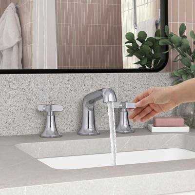 Kohler Setra 8 in. Widespread Double Handle Bathroom Faucet K-R29666-3D - Cheap Fitting