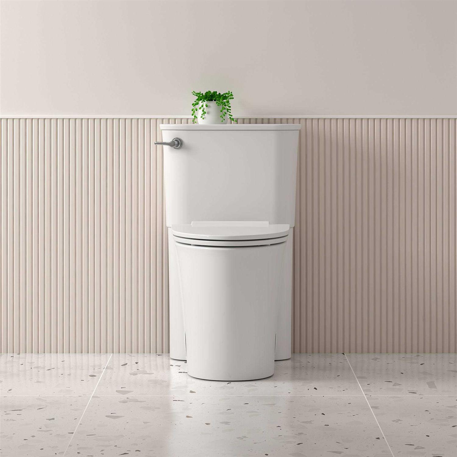 American Standard 226AA104.020 Studio S 1.28 GPF Elongated Two-Piece Toilet Lever Location - Cheap Fitting