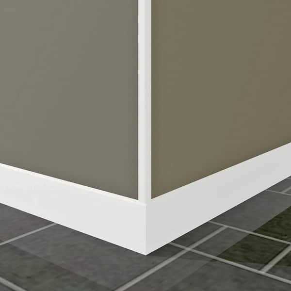 HOUSE OF FARA 1 in. x 1 in. x 8 ft. Wood Primed Outside Corner Moulding - Cheap Fitting