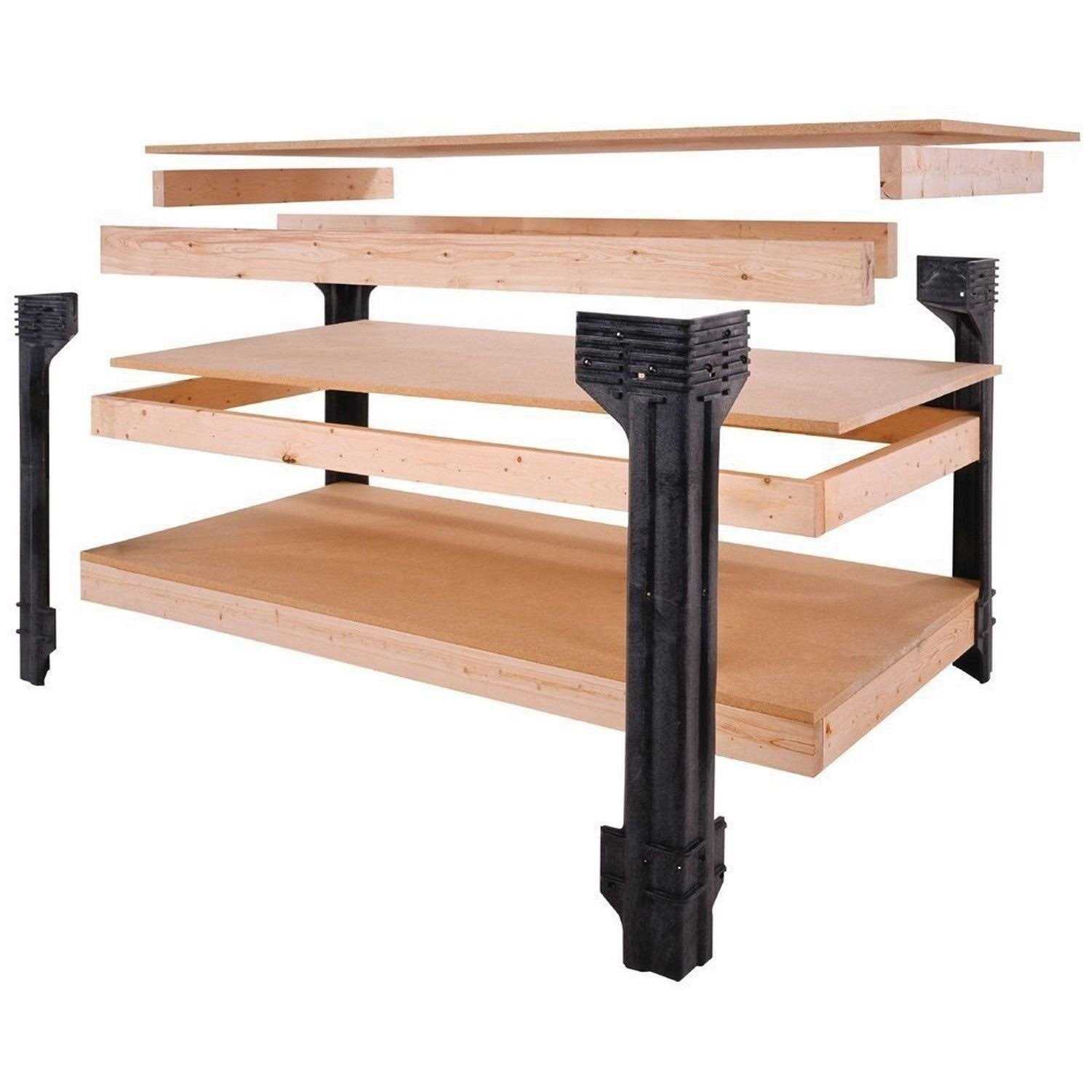 2x4Basics Workbench Shelving Storage - Cheap Fitting
