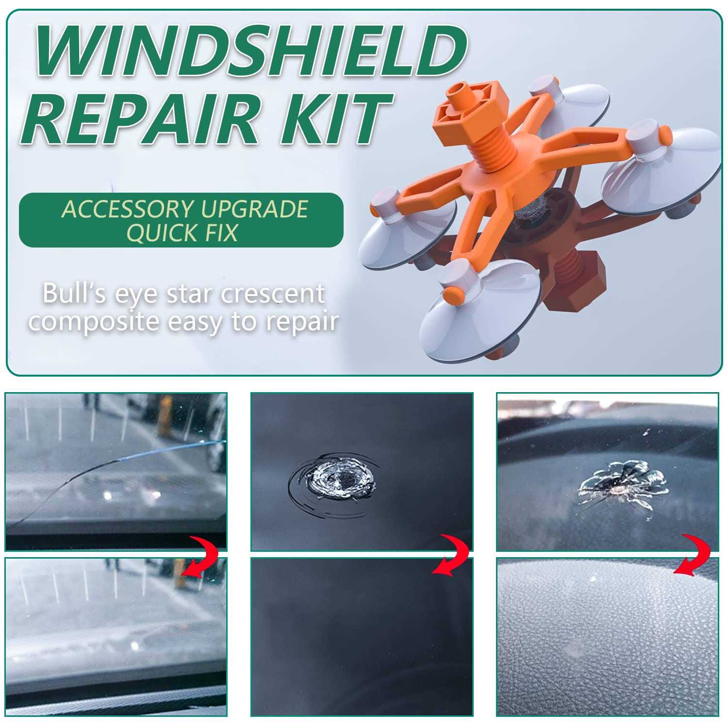 Aoda New Windshield Crack Repair Kit Upgraded Windshield Repair Kit - Cheap Fitting