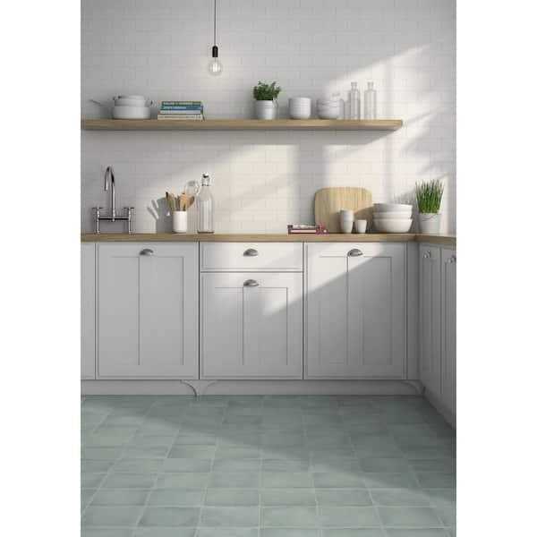 Roca Maiolica Matte 8 in. x 8 in. Matte Ceramic Floor and Wall Tile - Cheap Fitting