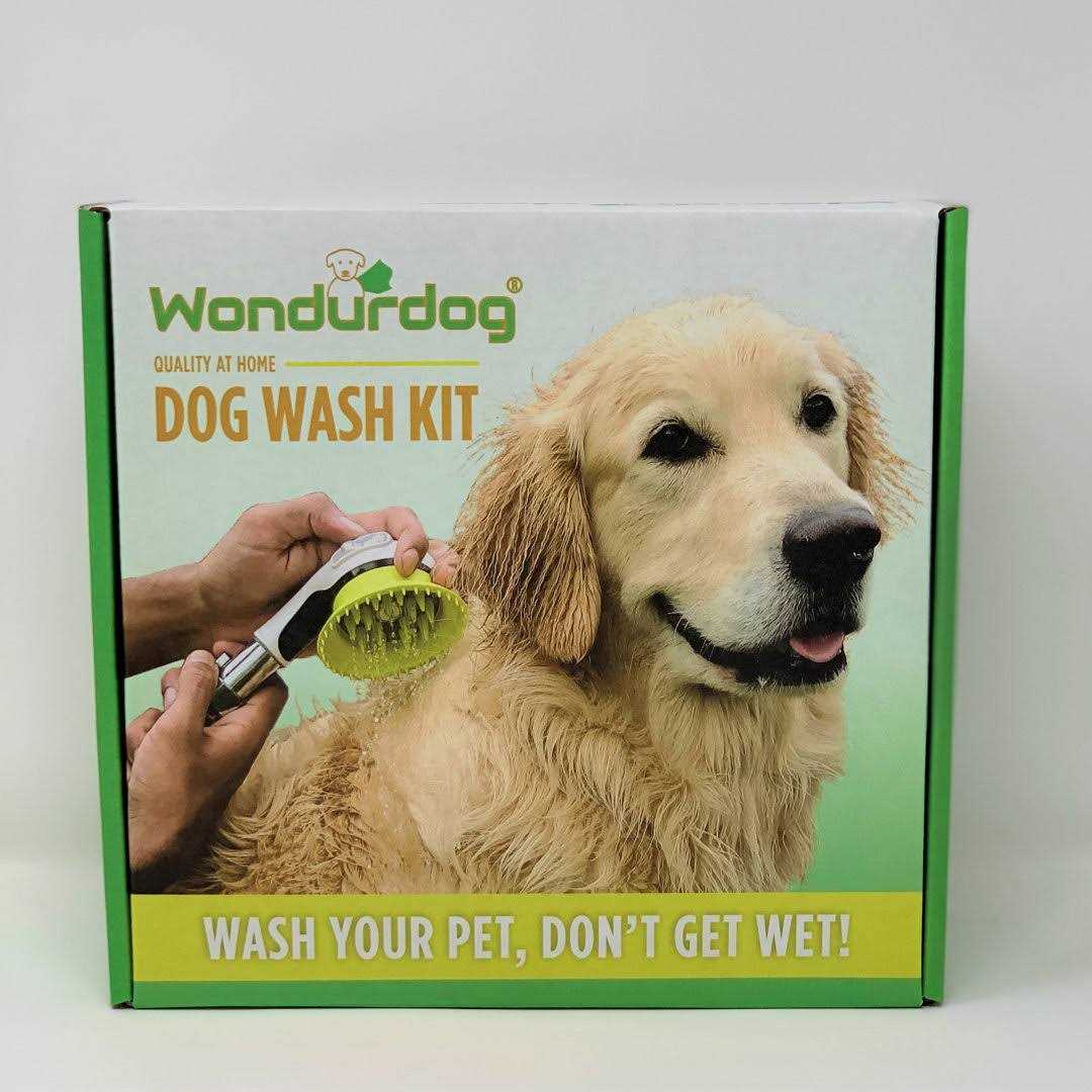 Wondurdog Deluxe Dog Wash Kit for Shower with Water Pressure Control - Cheap Fitting