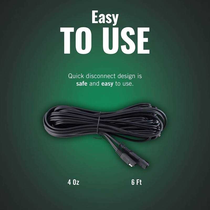Battery Tender 6 ft Extension Cable - Cheap Fitting