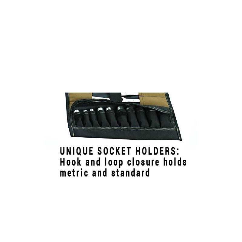 CLC 32 Pocket Socket Tool Roll Pouch 1173 - Cheap Fitting