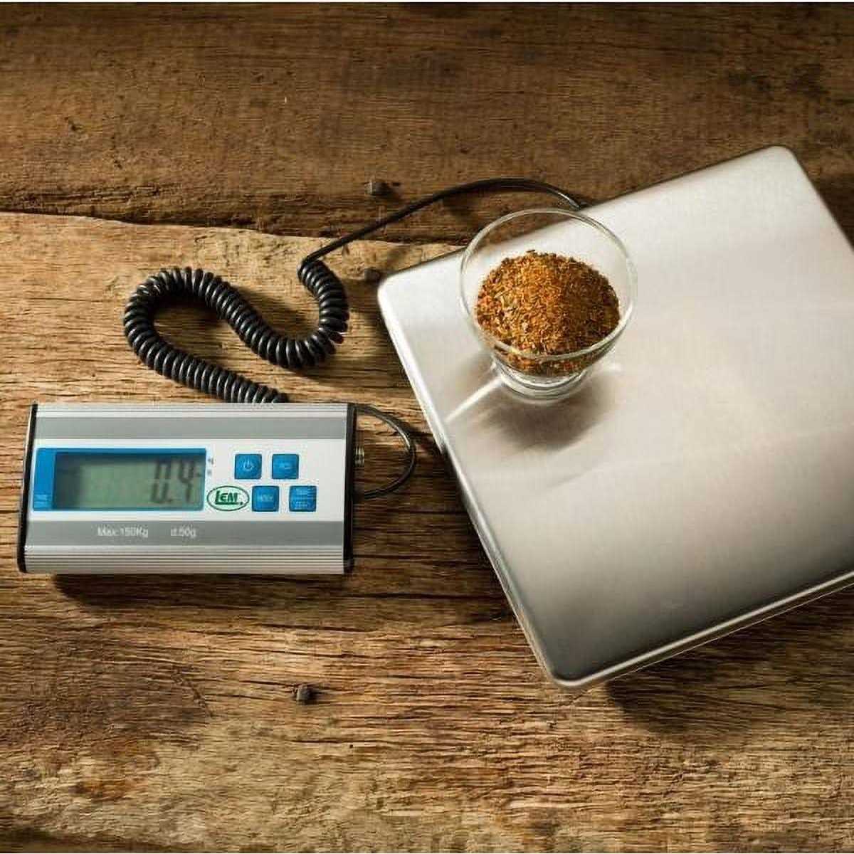 LEM 330 lb Stainless Steel Digital Scale - Cheap Fitting