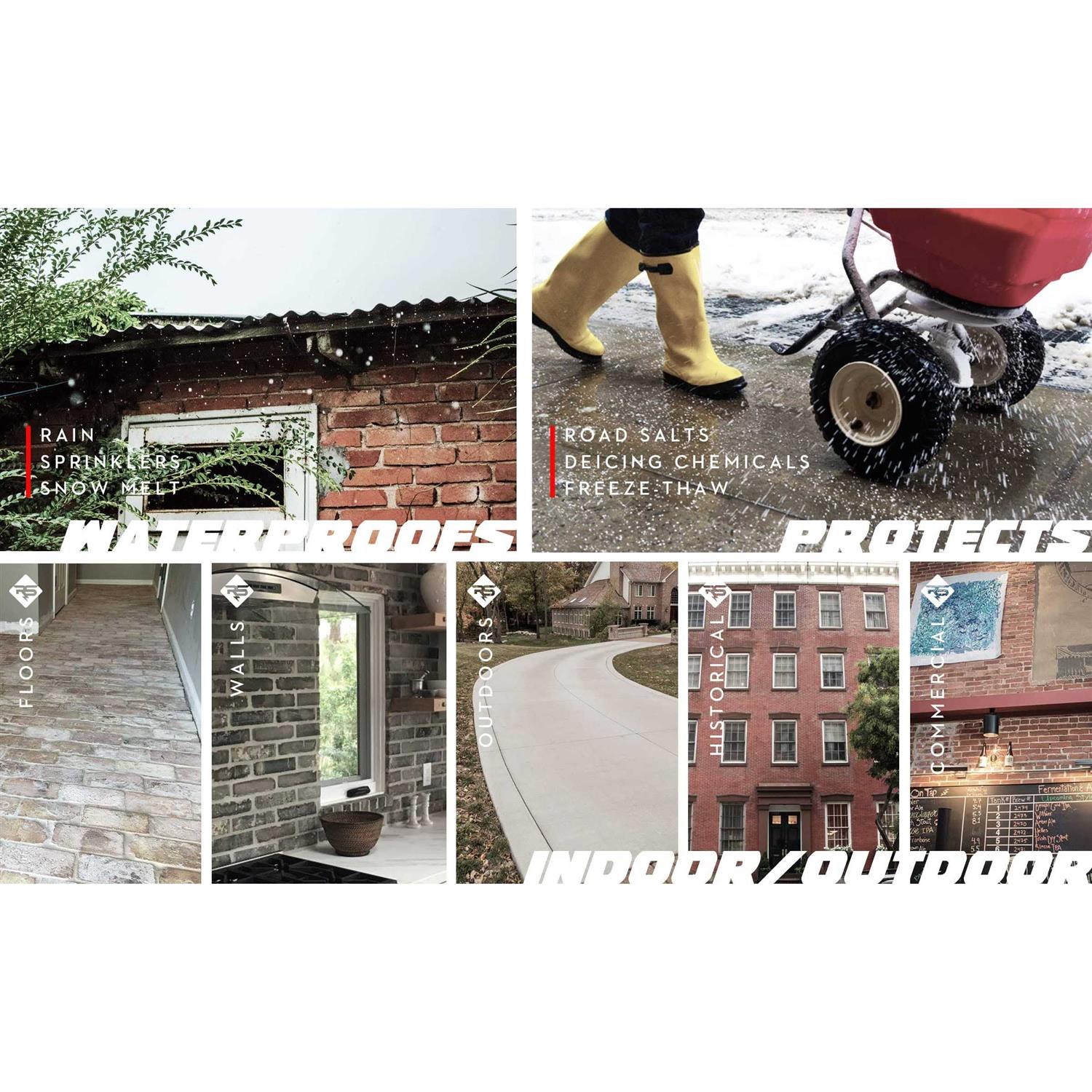 LastiSeal Brick & Concrete Sealer Seals & Strengthens Brick Concrete - Cheap Fitting