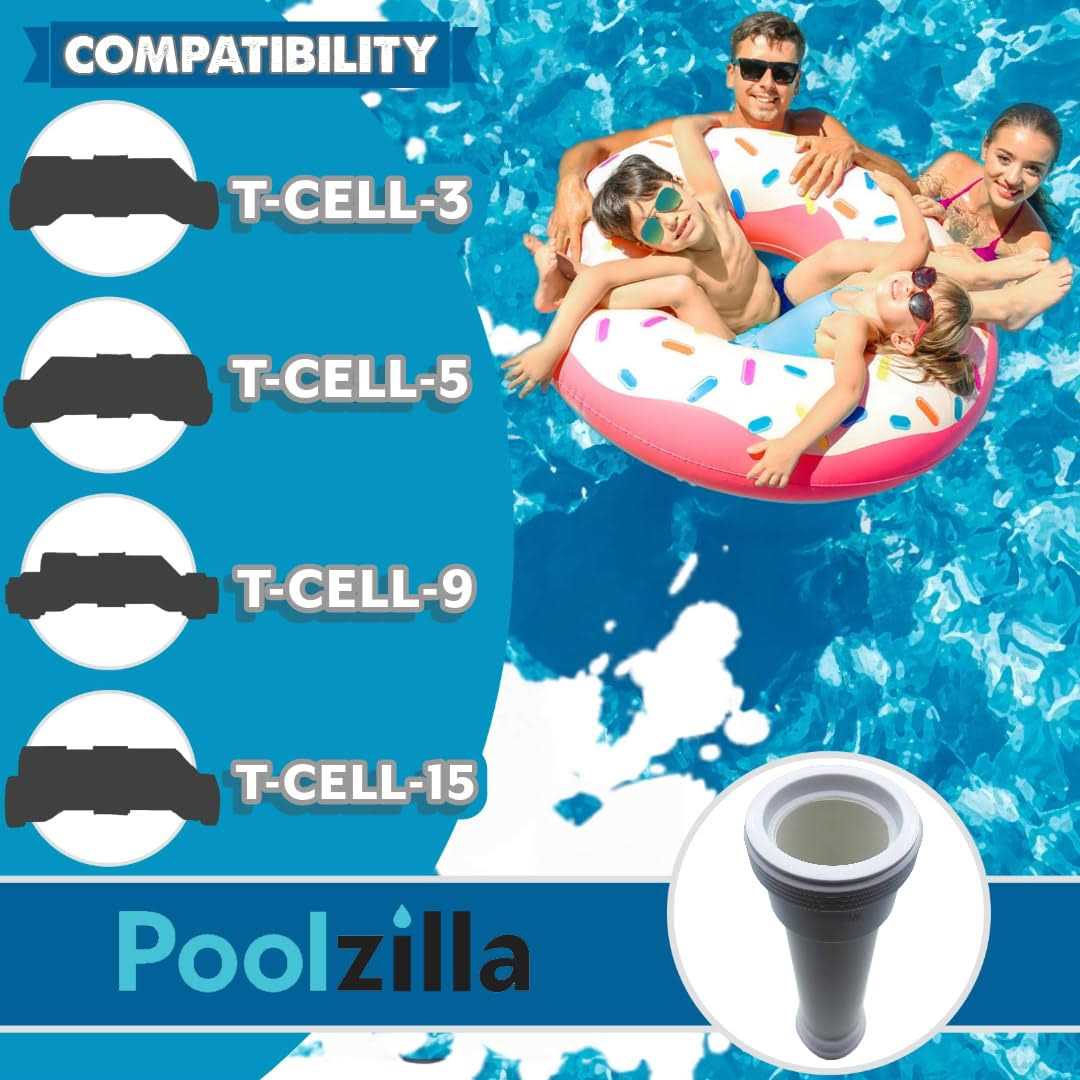 Poolzilla Bypass Dummy Cell Compatible with Hayward T-Cell Salt System - Cheap Fitting