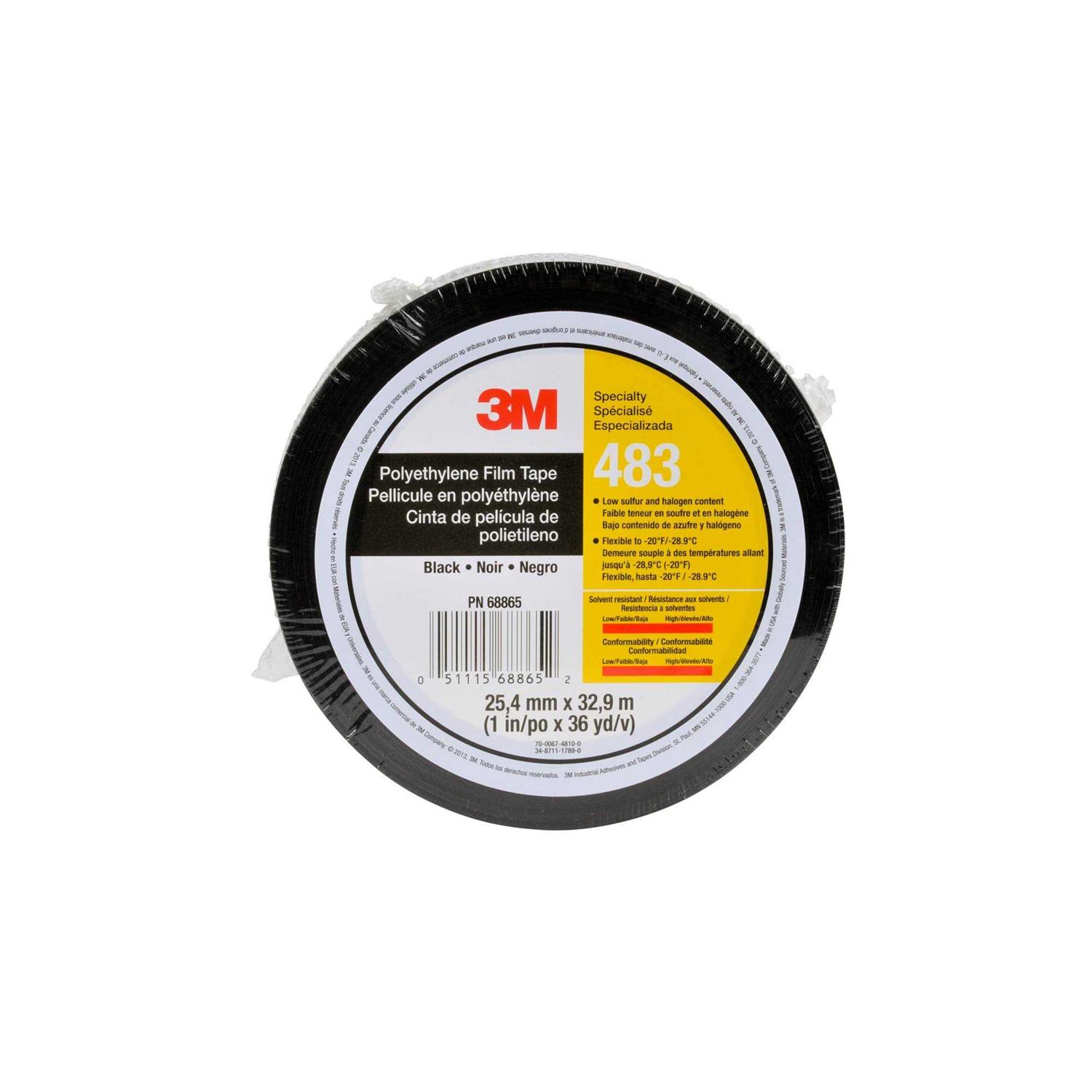 3M 483 Film Tape,Polyethylene 36 yd - Cheap Fitting