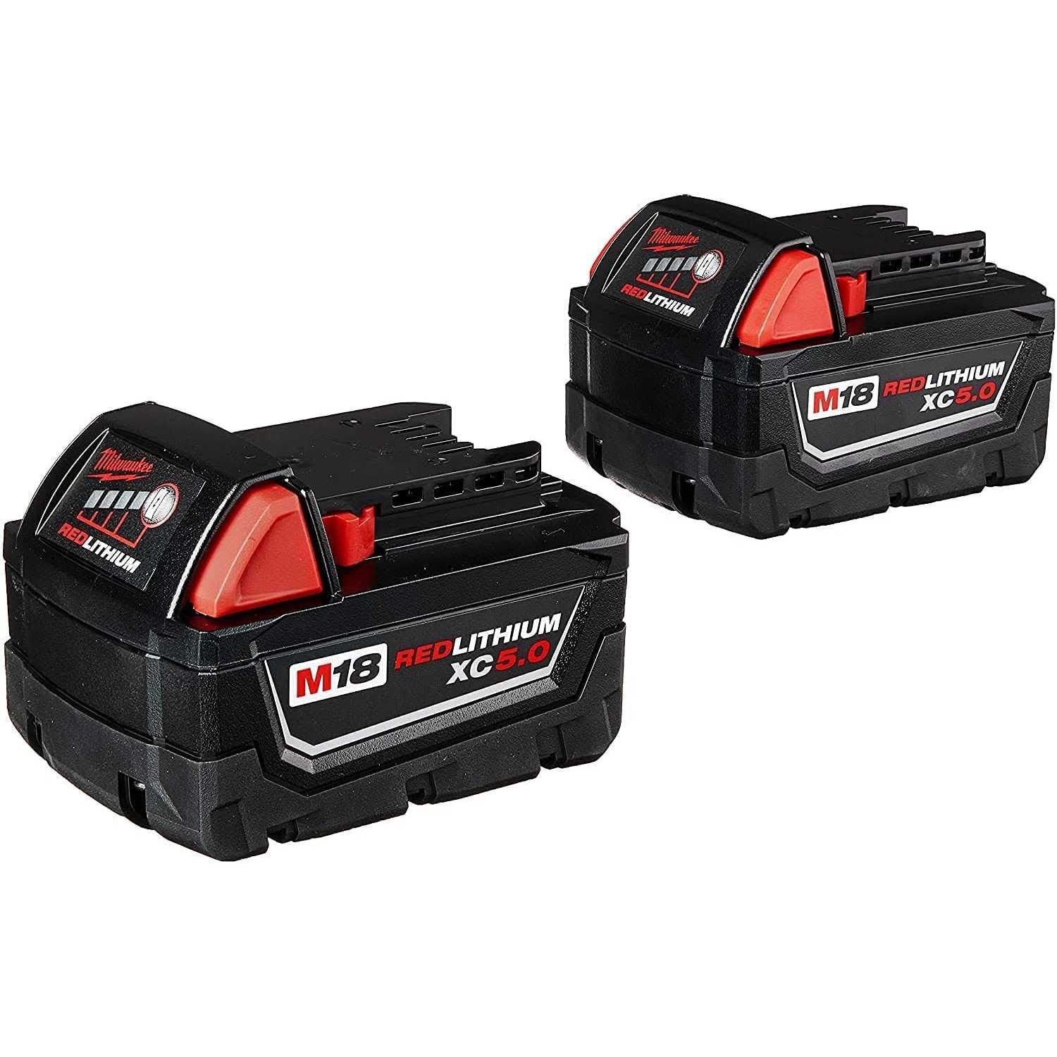 Milwaukee 48-11-1852 M18 REDLITHIUM XC 5.0 Ah Extended Capacity Battery - Cheap Fitting