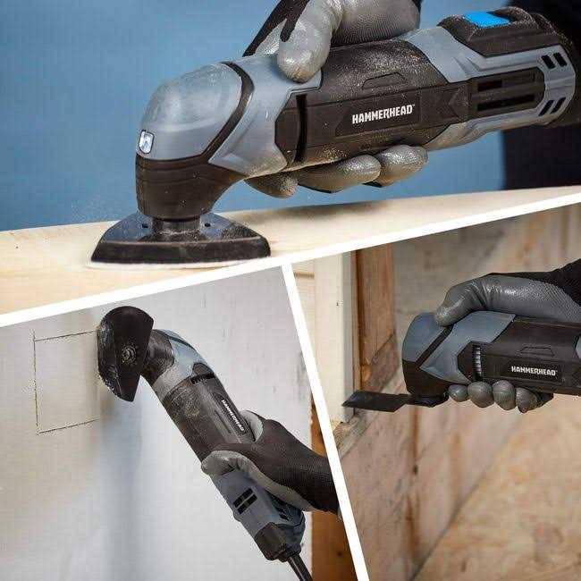 Hammerhead 2.2 Amp Oscillating Multi Tool with 1pc Flush Cut Blade - Cheap Fitting