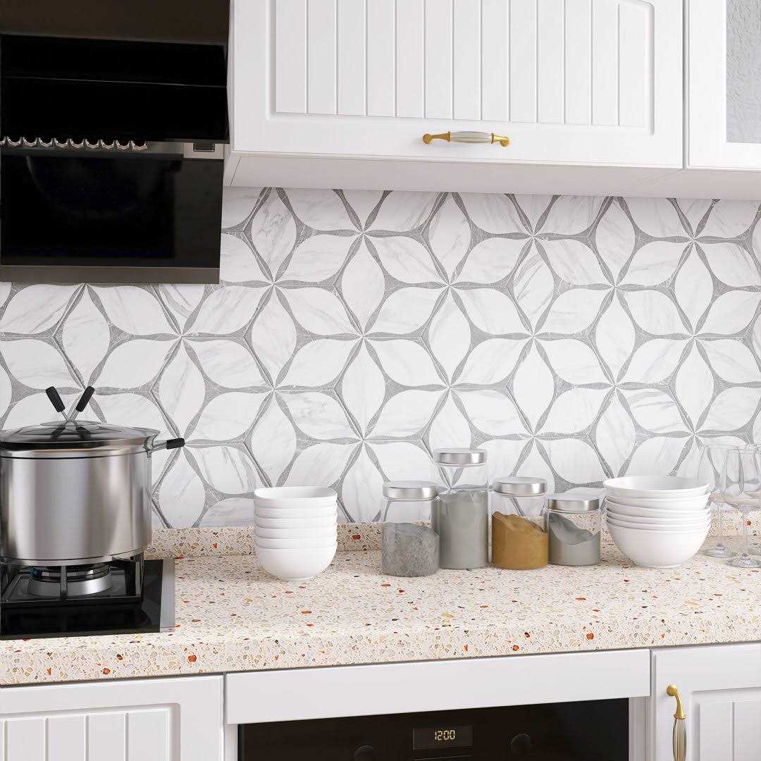 Corola 8 x 9.25 Porcelain Wall and Floor Tile Supreme Tile - Cheap Fitting