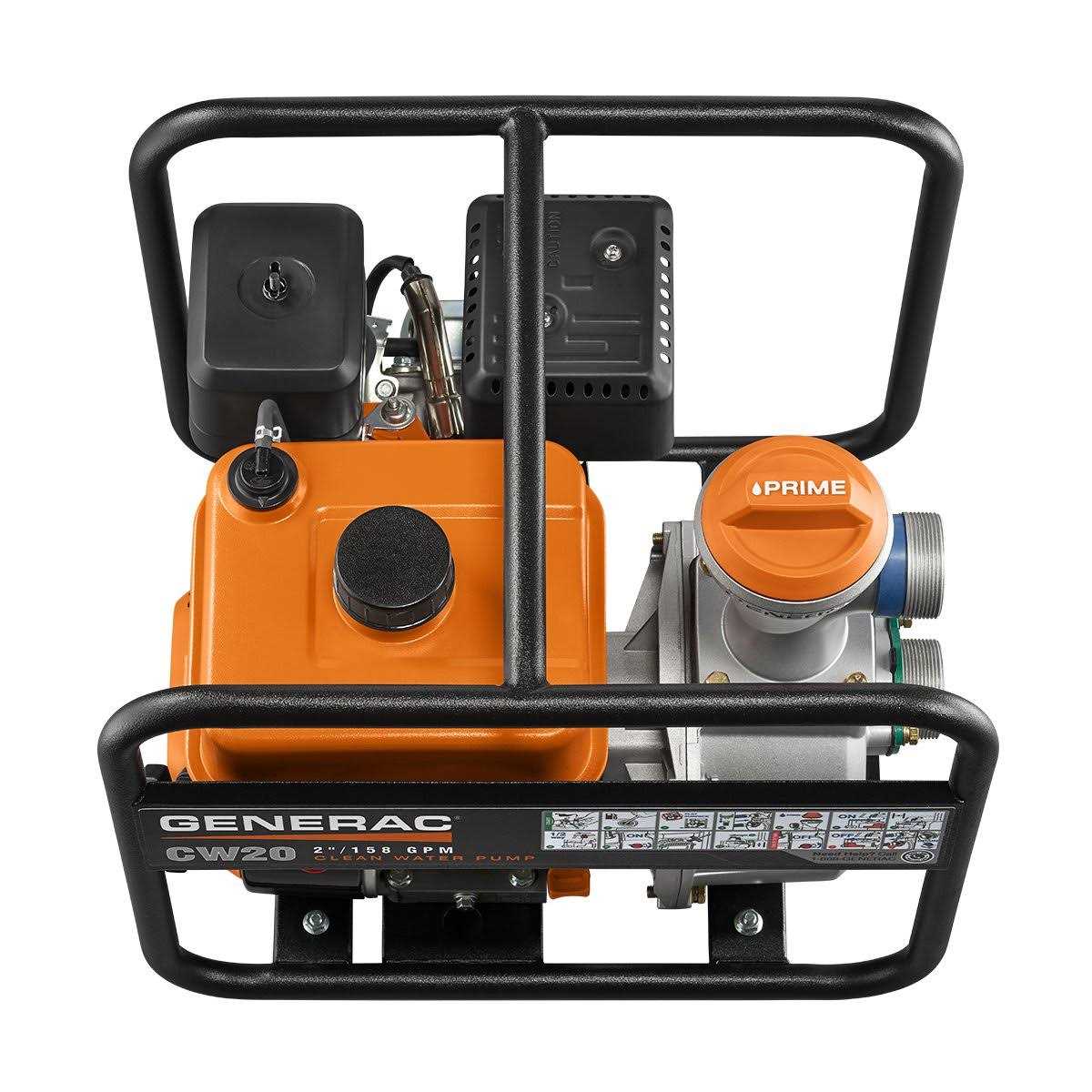 Generac 6918 Clean Water Pump - Cheap Fitting