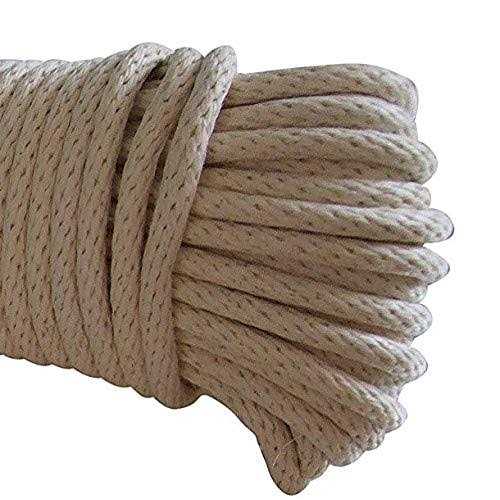 Great White Sash Cord #8 100ft. Hank Natural/White JJ50318 - Cheap Fitting