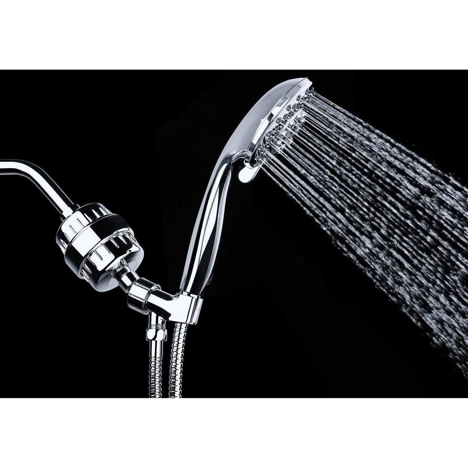 Aquabliss Multi-Stage Shower Filter with Replaceable Cartridge - Cheap Fitting