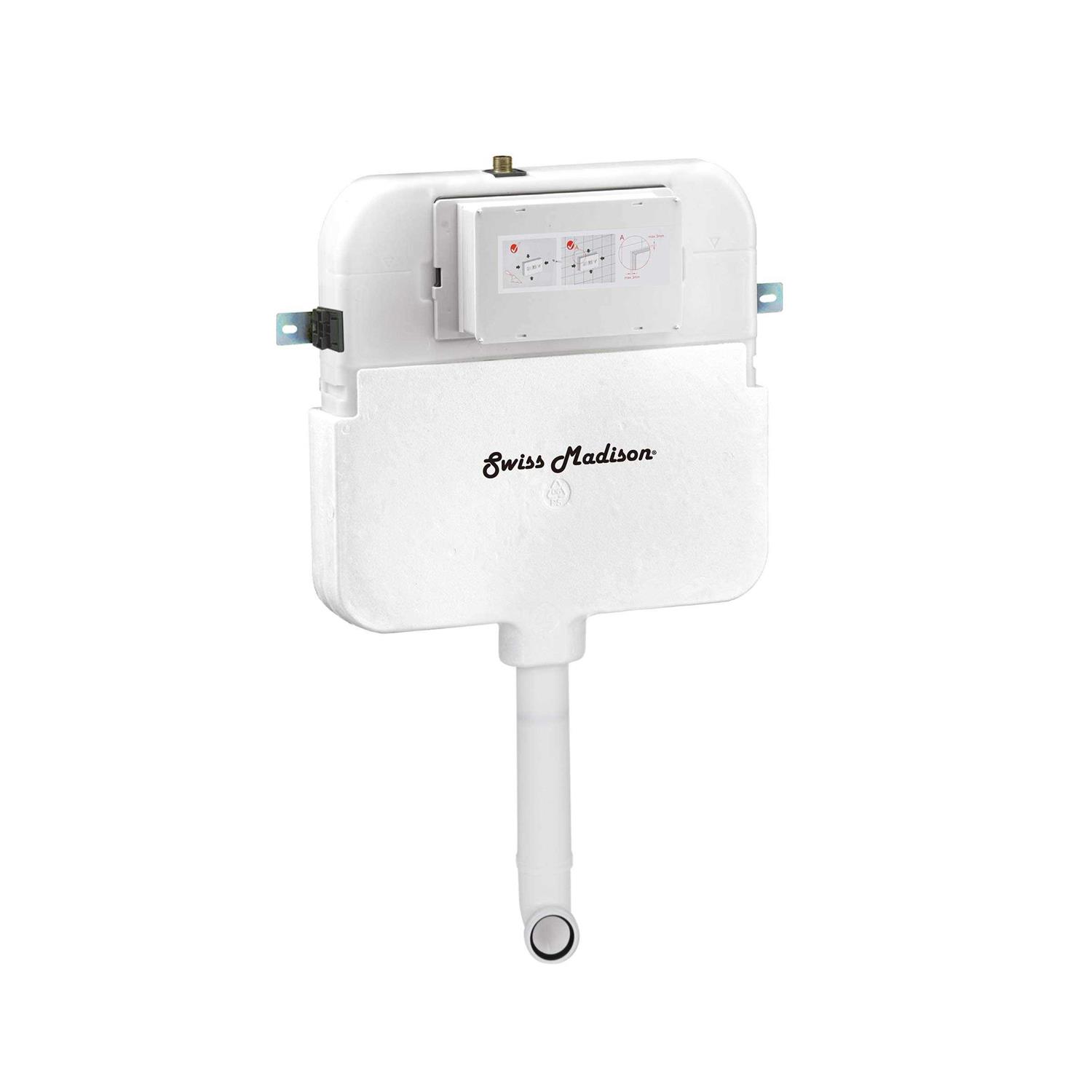 Swiss Madison Concorde Square Back to Wall Toilet Bowl Bundle SM-WK555-01C - Cheap Fitting